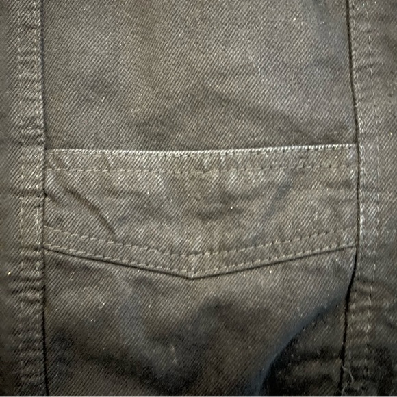 Milwaukee Performance black denim biker vest conceal carry pockets men's XLarge - Picture 8 of 10